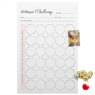Korktafel 30-Tage-Challenge