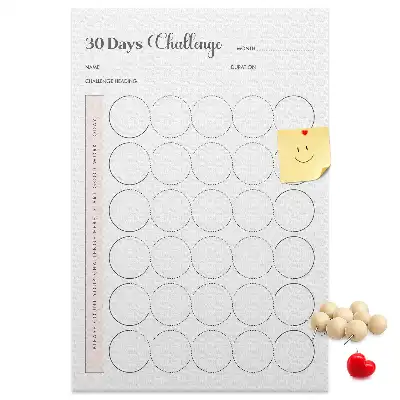 Korktafel 30-Tage-Challenge