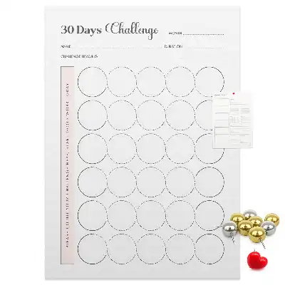 Korktafel 30-Tage-Challenge