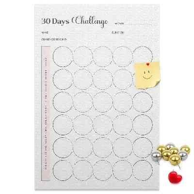 Korktafel 30-Tage-Challenge