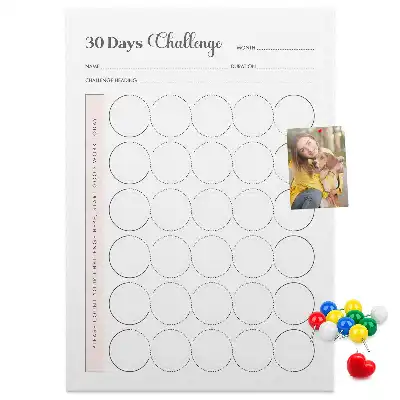 Korktafel 30-Tage-Challenge