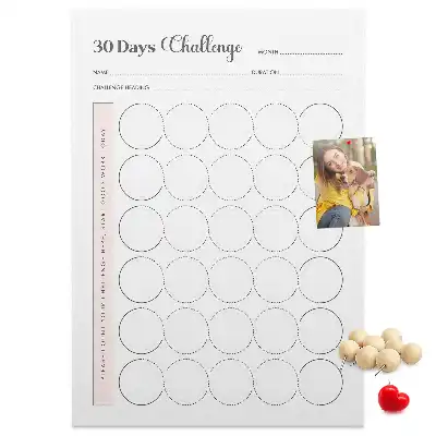Korktafel 30-Tage-Challenge