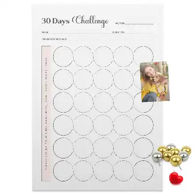 Korktafel 30-Tage-Challenge