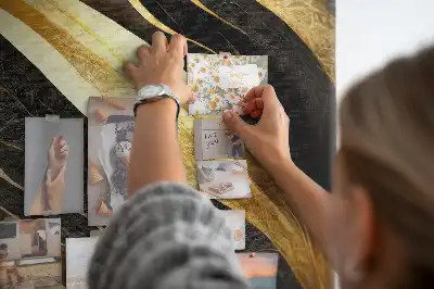 Pinnwand Kork Abstrakte Linien