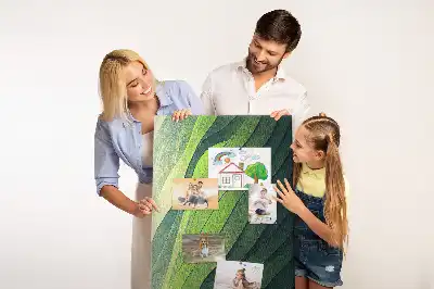 Pinnwand Kork Natürliche Landschaftslinien