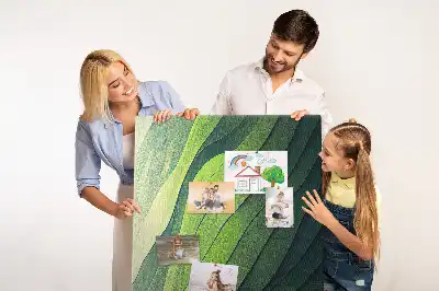 Pinnwand Kork Natürliche Landschaftslinien
