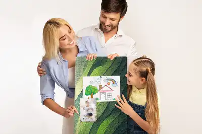 Pinnwand Kork Natürliche Landschaftslinien