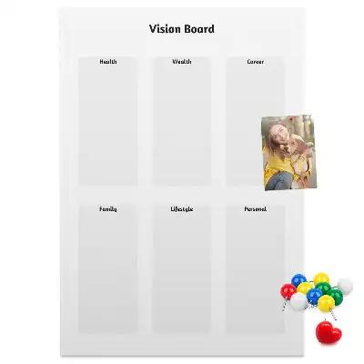 Korktafel Traumkarte