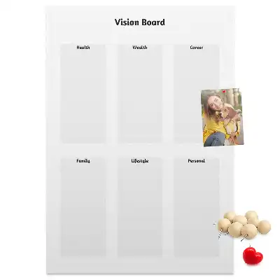 Korktafel Traumkarte