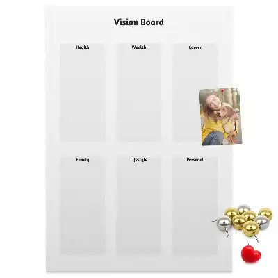 Korktafel Traumkarte