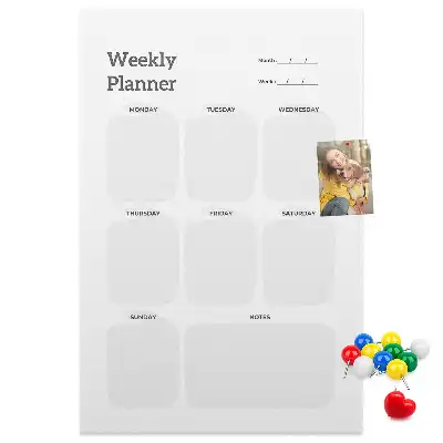 Pinnwand Kork Wochenplaner