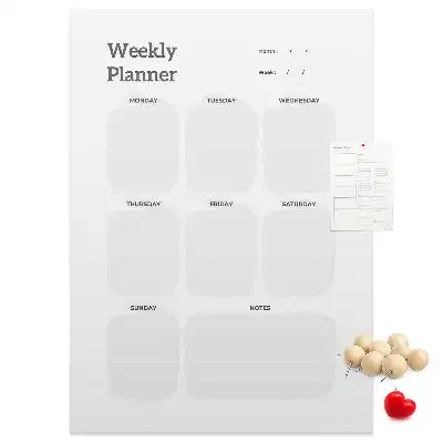 Pinnwand Kork Wochenplaner