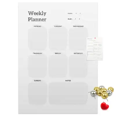 Pinnwand Kork Wochenplaner