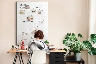 Pinnwand Kork Wochenplaner