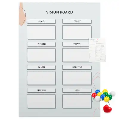 Korktafel Gesundheitsplaner