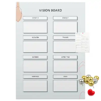 Korktafel Gesundheitsplaner