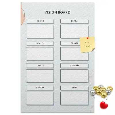 Korktafel Gesundheitsplaner