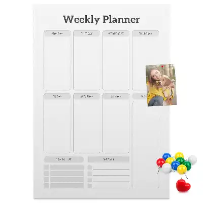Korktafel Wochenplan