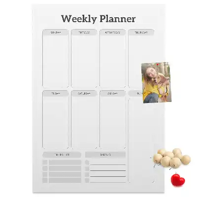 Korktafel Wochenplan