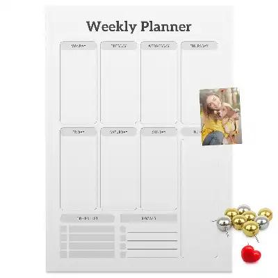 Korktafel Wochenplan