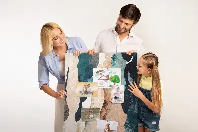 Pinnwand mit künstlerischen Orten