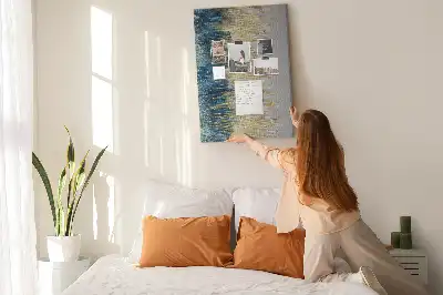 Dekorative Kork Pinnwand mit Motiv