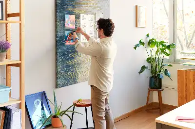 Dekorative Kork Pinnwand mit Motiv