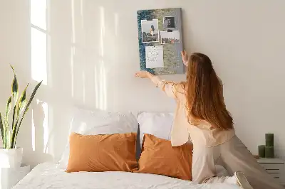 Dekorative Kork Pinnwand mit Motiv