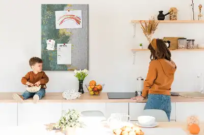 Dekorative Korktafel mit Muster