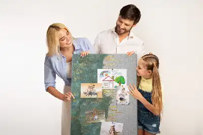 Dekorative Korktafel mit Muster