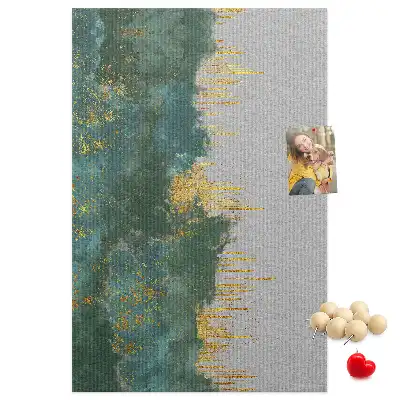 Dekorative Korktafel mit Muster