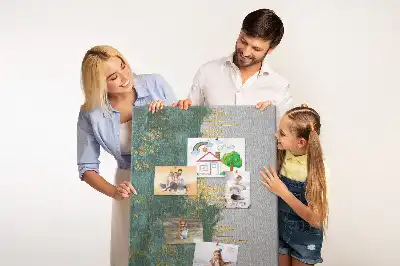Dekorative Korktafel mit Muster