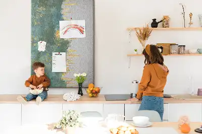 Dekorative Korktafel mit Muster