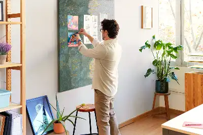 Dekorative Korktafel mit Muster