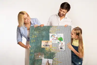 Dekorative Korktafel mit Muster