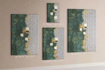 Dekorative Korktafel mit Muster