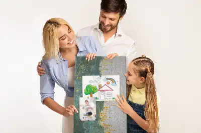 Dekorative Korktafel mit Muster