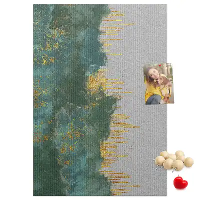 Dekorative Korktafel mit Muster