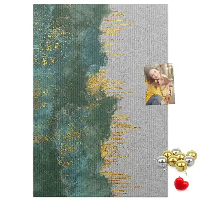 Dekorative Korktafel mit Muster