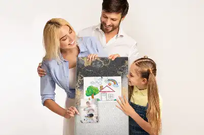 Korktafel mit Marmorabstraktion