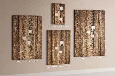 Korktafel mit Holzrahmen