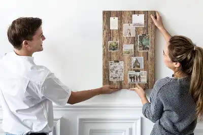 Korktafel mit Holzrahmen