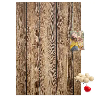 Korktafel mit Holzrahmen