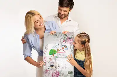 Pinnwand mit Blumenrändern