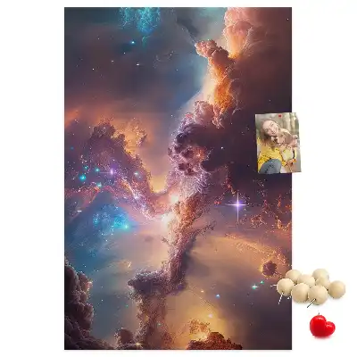 Korktafel Kosmische Galaxie