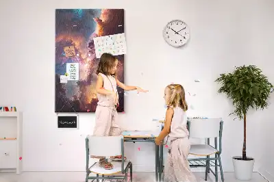 Korktafel Kosmische Galaxie