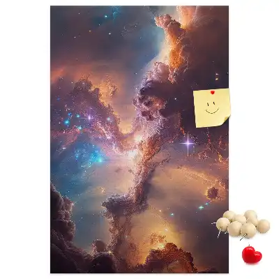 Korktafel Kosmische Galaxie
