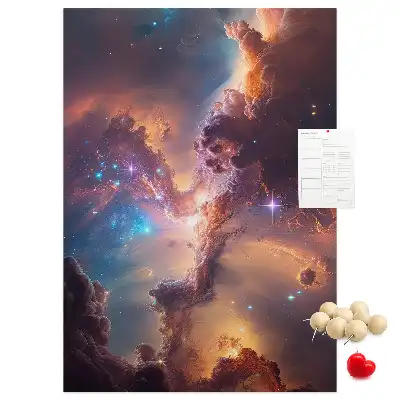Korktafel Kosmische Galaxie