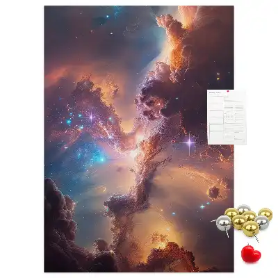 Korktafel Kosmische Galaxie