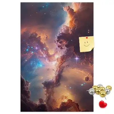 Korktafel Kosmische Galaxie